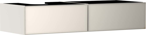 Slika od Xevolos E Vanity unit Sand Matt Beige 1370/550 with 2 drawers for console with cutout left