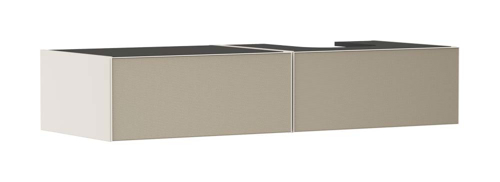 Slika od Xevolos E Vanity unit Sand Matt Beige 1370/550 with 2 drawers for console with cutout right