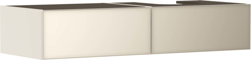 Slika od Xevolos E Vanity unit Sand Matt Beige 1370/550 with 2 drawers for console with cutout right