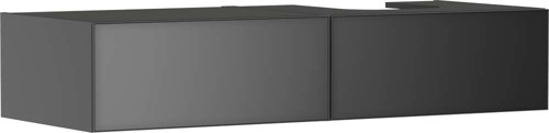 Slika od Xevolos E Vanity unit Slate Matt Grey 1370/550 with 2 drawers for console with cutout right