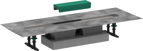 Slika od uBox universal Complete set for flat installation - 700 for shower drains finish sets