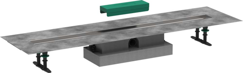 Slika od uBox universal Complete set for flat installation - 1000 for shower drains finish sets