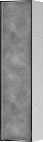 Slika od XtraStoris Rock Recessed toilet brush holder with storage shelf and tileable door