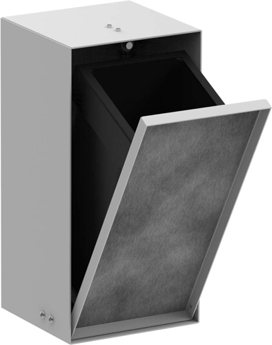 Slika od XtraStoris Rock Recessed waste bin with tileable door 300/150/140