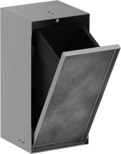 Slika od XtraStoris Rock Recessed waste bin with tileable door 300/150/140