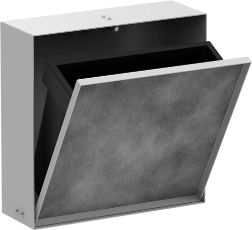 Slika od XtraStoris Rock Recessed waste bin with tileable door 300/300/100