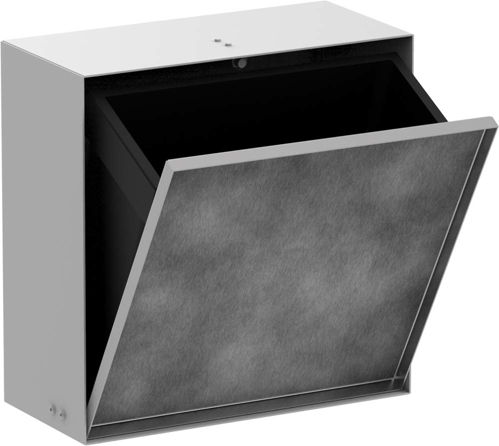 Slika od XtraStoris Rock Recessed trash bin with tileable door 300/300/140