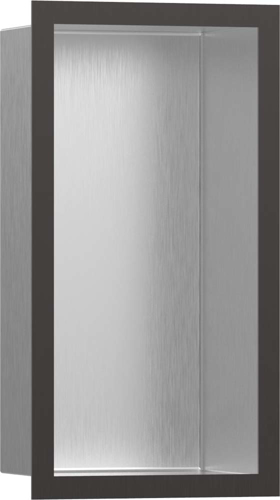 Slika od XtraStoris Individual Wall niche Brushed Stainless Steel with design frame 300/150/100