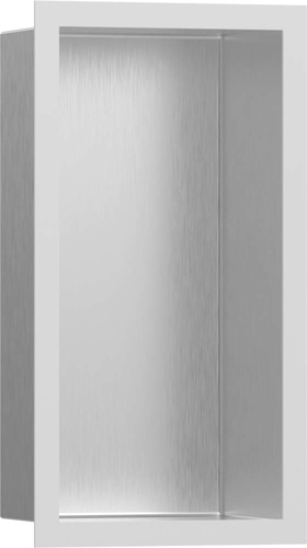 Slika od XtraStoris Individual Wall niche Brushed Stainless Steel with design frame 300/150/100