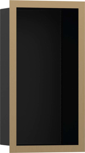 Slika od XtraStoris Individual Wall niche Matt Black with design frame 300/150/100