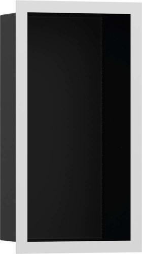 Slika od XtraStoris Individual Wall niche Matt Black with design frame 300/150/100