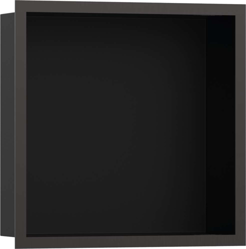 Slika od XtraStoris Individual Wall niche Matt Black with design frame 300/300/100