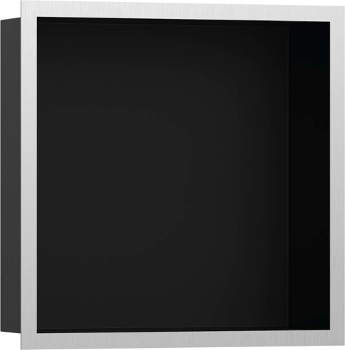 Slika od XtraStoris Individual Wall niche Matt Black with design frame 300/300/100