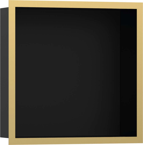 Slika od XtraStoris Individual Wall niche Matt Black with design frame 300/300/100