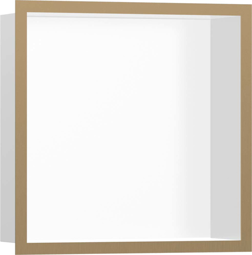 Slika od XtraStoris Individual Wall niche Matt White with design frame 300/300/100