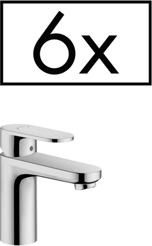 Slika od Vernis Blend Single lever basin mixer 100 with pop-up waste set project pack (6 pcs.)