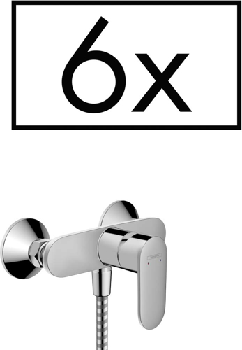 Slika od Vernis Blend Single lever shower mixer for exposed installation projects pack (6 pcs.)