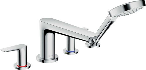 Slika od Talis E 4-hole rim mounted bath mixer