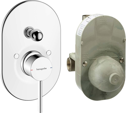 Slika od Zesis S Single lever bath mixer-set for concealed installation