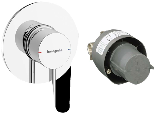 Slika od Zesis S Single lever shower mixer-set for concealed installation