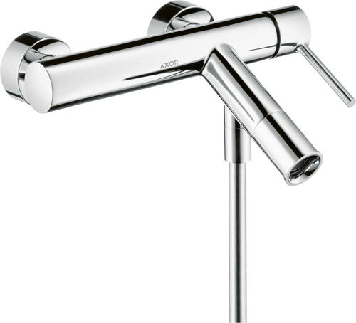 Slika od Starck Single lever bath mixer for exposed installation with pin handle