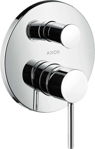 Slika od Starck Single lever bath mixer for concealed installation with pin handle and integrated security combination according to EN1717