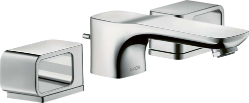 Slika od Urquiola 3-hole basin mixer 50 with escutcheons and pop-up waste set