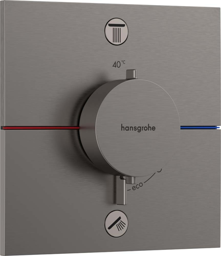 Slika od ShowerSelect Comfort E Thermostat for concealed installation for 2 functions with integrated security combination according to EN1717