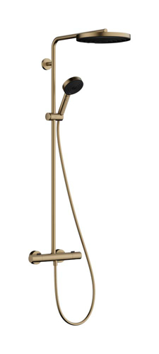 Slika od Pulsify S Puro Showerpipe 260 1jet EcoSmart with Ecostat Fine and hand shower 3jet