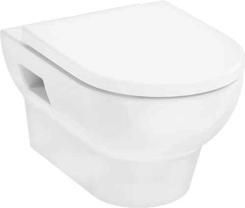 Slika od GladeLake S Wall hung WC Set 540 AquaChannel Flush with WC seat and cover with SoftClose and QuickRelease