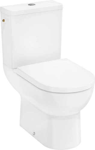 Slika od GladeLake S Floorstanding WC Set close coupled 640 with multi outlet AquaChannel Flush with tank and WC seat and cover with SoftClose und QuickRelease