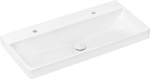 Slika od Xelu Q Countertop basin ground 1000/480 with 2 tap holes without overflow, SmartClean