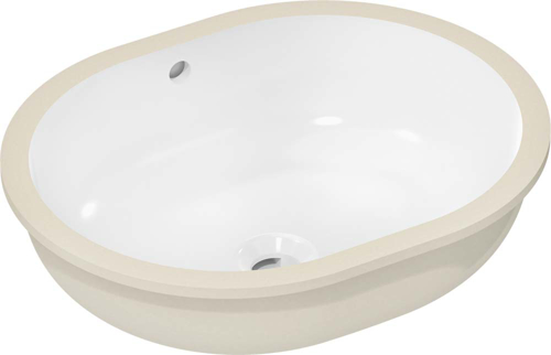 Slika od Xuniva U Undercounter basin 450/350 without tap hole with overflow, SmartClean