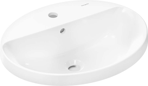 Slika od Xuniva D Above counter basin 550/450 with tap hole and overflow, SmartClean