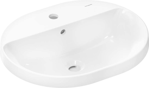 Slika od Xuniva U Above counter basin 550/450 with tap hole and overflow, SmartClean