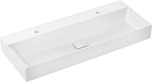 Slika od Xevolos E Countertop basin ground 1200/480 with 2 tap holes without overflow, SmartClean