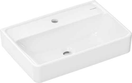 Slika od Xanuia Q Wash basin Compact 550/370 with tap hole without overflow, SmartClean