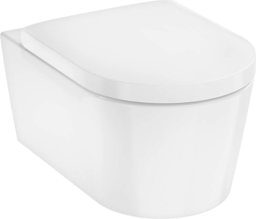 Slika od EluPura S Wall hung WC Set 540 AquaFall Flush, HygieneEffect with WC seat and cover with SoftClose and QuickRelease