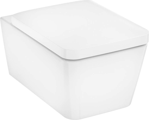 Slika od EluPura Q Wall hung WC Set 540 AquaFall Flush, HygieneEffect with WC seat and cover with SoftClose and QuickRelease