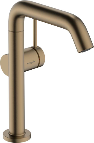 Slika od Tecturis S Single lever basin mixer 210 Fine CoolStart with swivel spout and push-open waste set