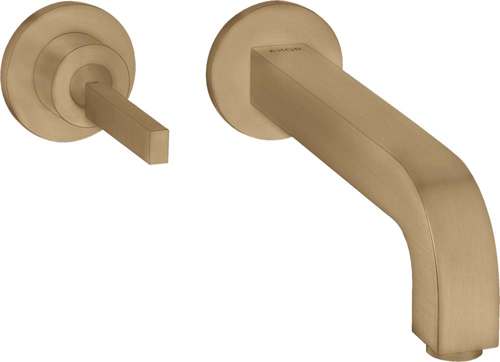 Slika od Citterio Single lever basin mixer for concealed installation wall-mounted with pin handle, spout 220 mm and escutcheons