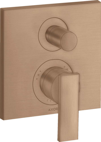 Slika od Citterio Single lever bath mixer for concealed installation with lever handle and integrated security combination according to EN1717