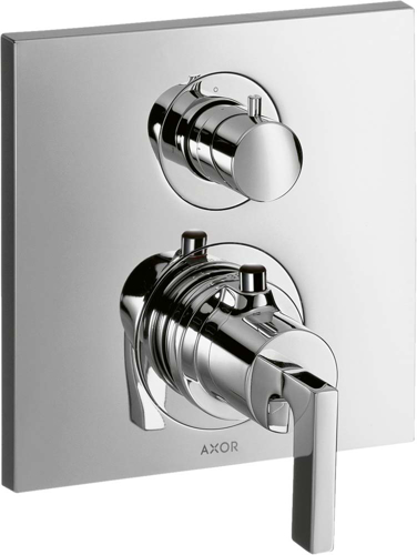 Slika od Citterio Thermostat for concealed installation with shut-off valve and lever handle