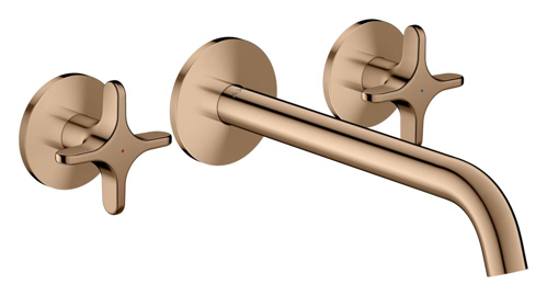 Slika od One 3-hole bath mixer for concealed installation wall-mounted with cross handles