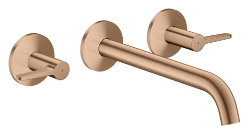 Slika od One 3-hole bath mixer for concealed installation wall-mounted with lever handles