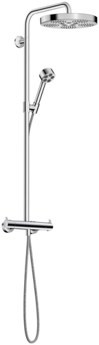 Slika od One Showerpipe with thermostat and overhead shower 280 1jet EcoSmart