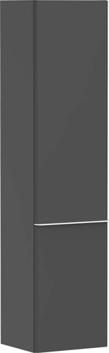 Slika od Xelu Q Tall cabinet Diamond Matt Grey 400/350, door hinge left