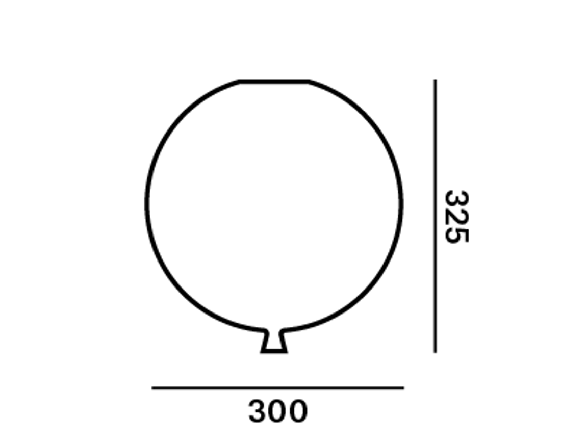 Slika od MEMORY ZIDNA LAMPA 30X32,5 cm