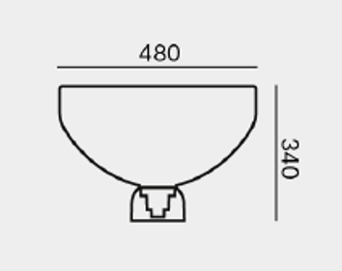 Slika od LIGHTLINE L LAMPA 48X34 CM