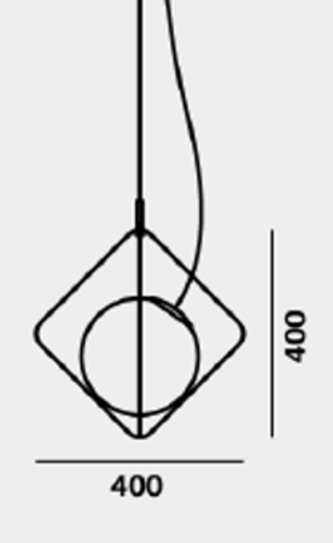 Slika od JACK O´LANTERN LARGE PLAFONSKA LAMPA 40x40 cm